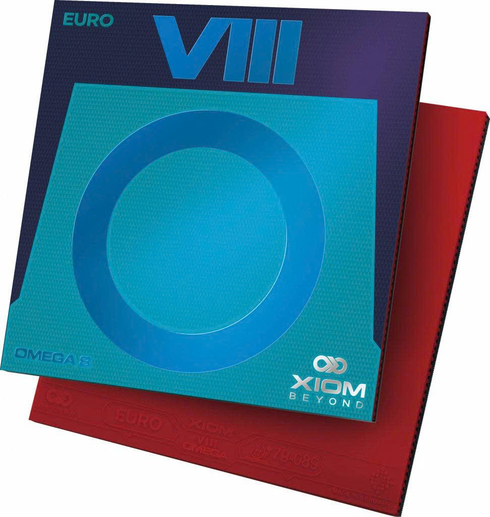 Mặt Vợt Bóng Bàn Xiom Omega 8 Europe Chính Hãng - Ma Sát Tối Ưu - Phản Hồi Tuyến Tính - Kiểm Soát Chính Xác Từng Cú Đánh